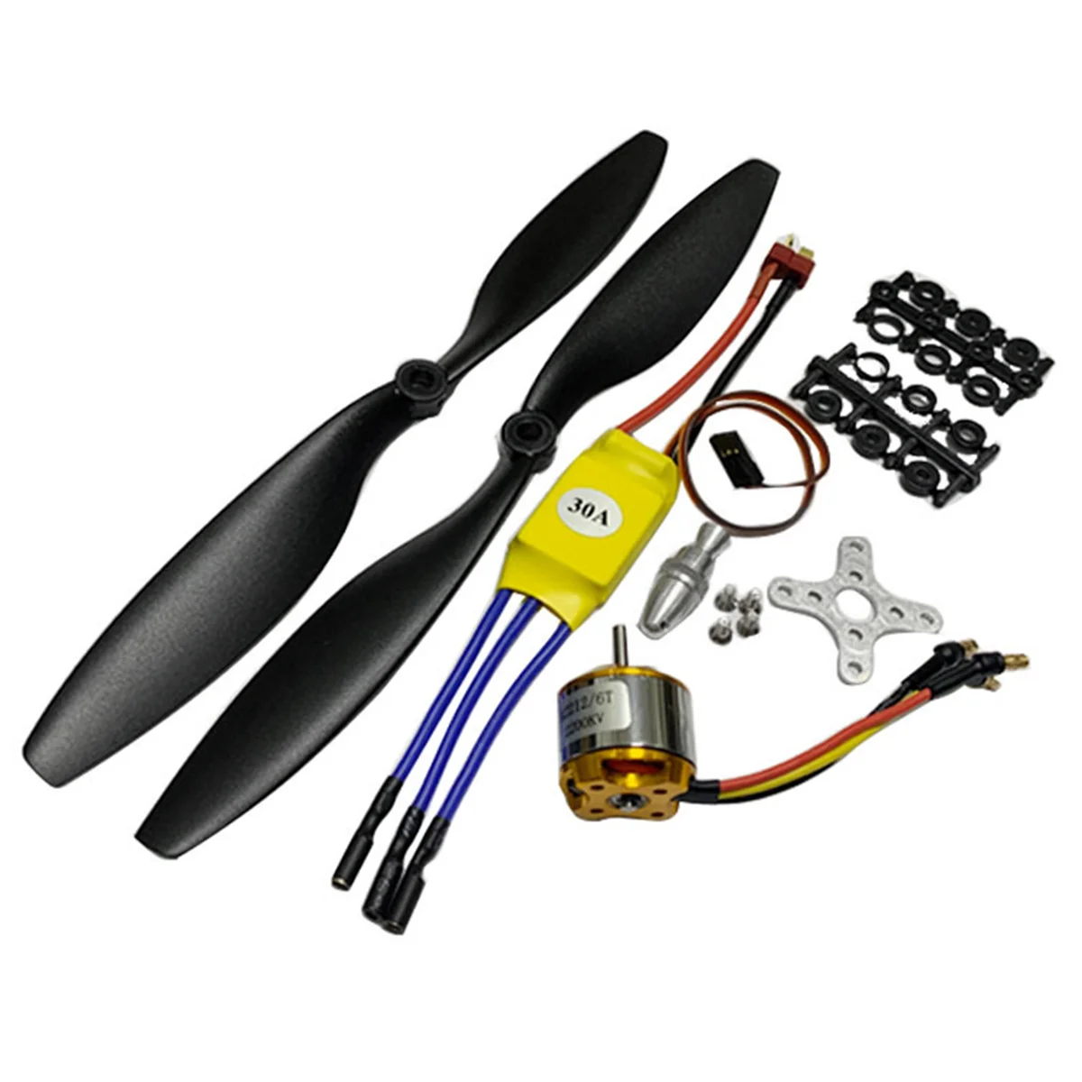 2212 1000KV 6T Brushless Outrunner Motor+30A ESC+1045 Propeller Kit for RC Aircraft Multicopter