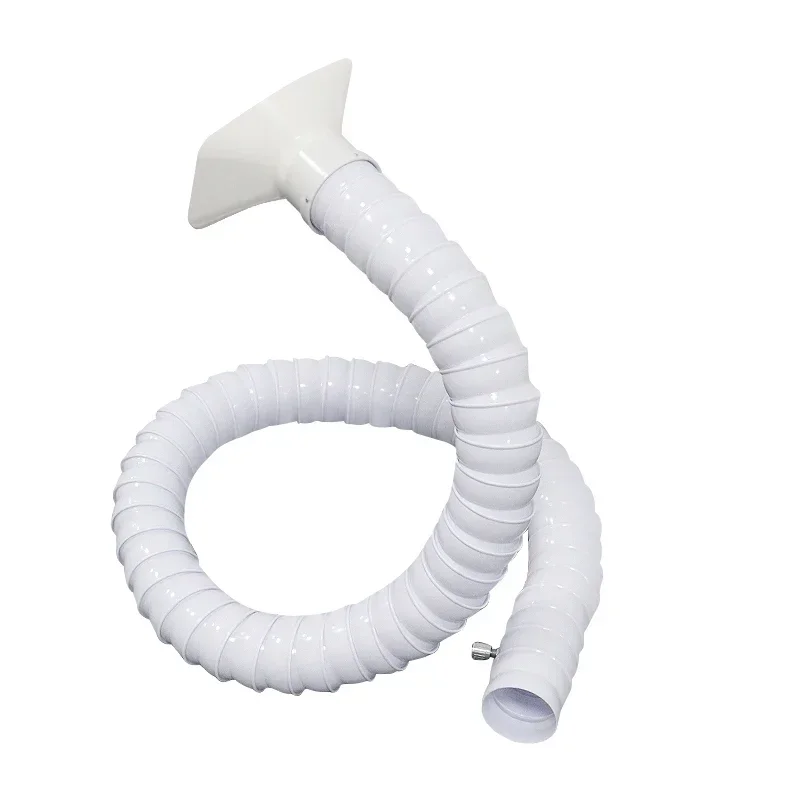 Tubo de ventilación de escape Flexible POM, Extractor de humo para soldadura, brazos de humo de soldadura con capucha redonda cuadrada, 50mm, 75mm