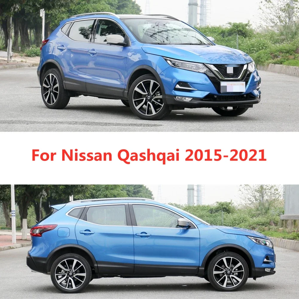 For Nissan Qashqai 2016-2021 Cars Accessories Window Visors Rain Sun Guard Vent Wind Deflector Weathershield Slim Moulding Trim