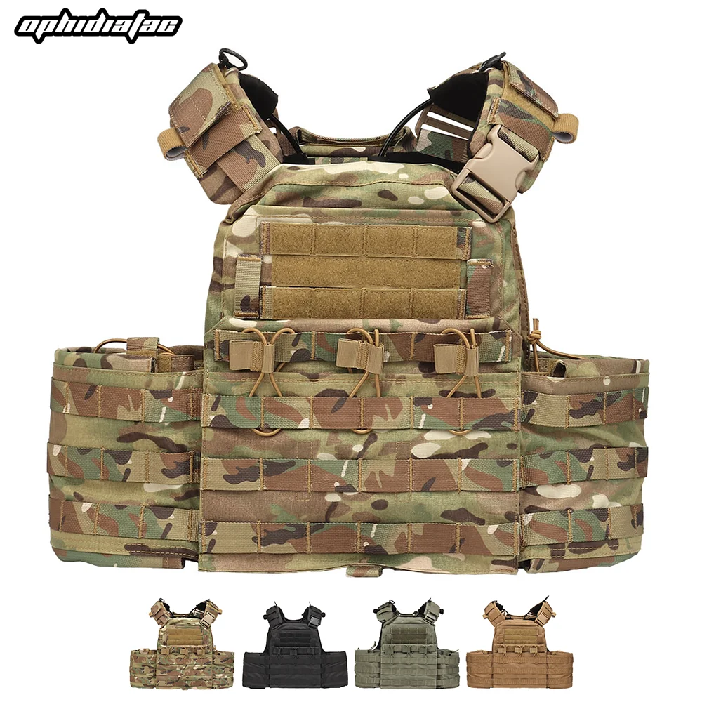 OphidianTac CPC chaleco portaplacas táctico MOLLE liberación rápida
