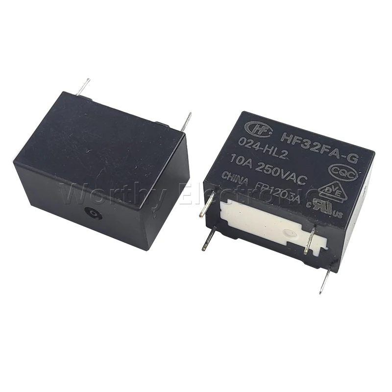 Gratis Pengiriman 10 Pcs/lot High Quality Control Relay Relay HF32FA-G-012-HSL1 12V HF32FA-G-024-HL2 24V 10A 4PIN