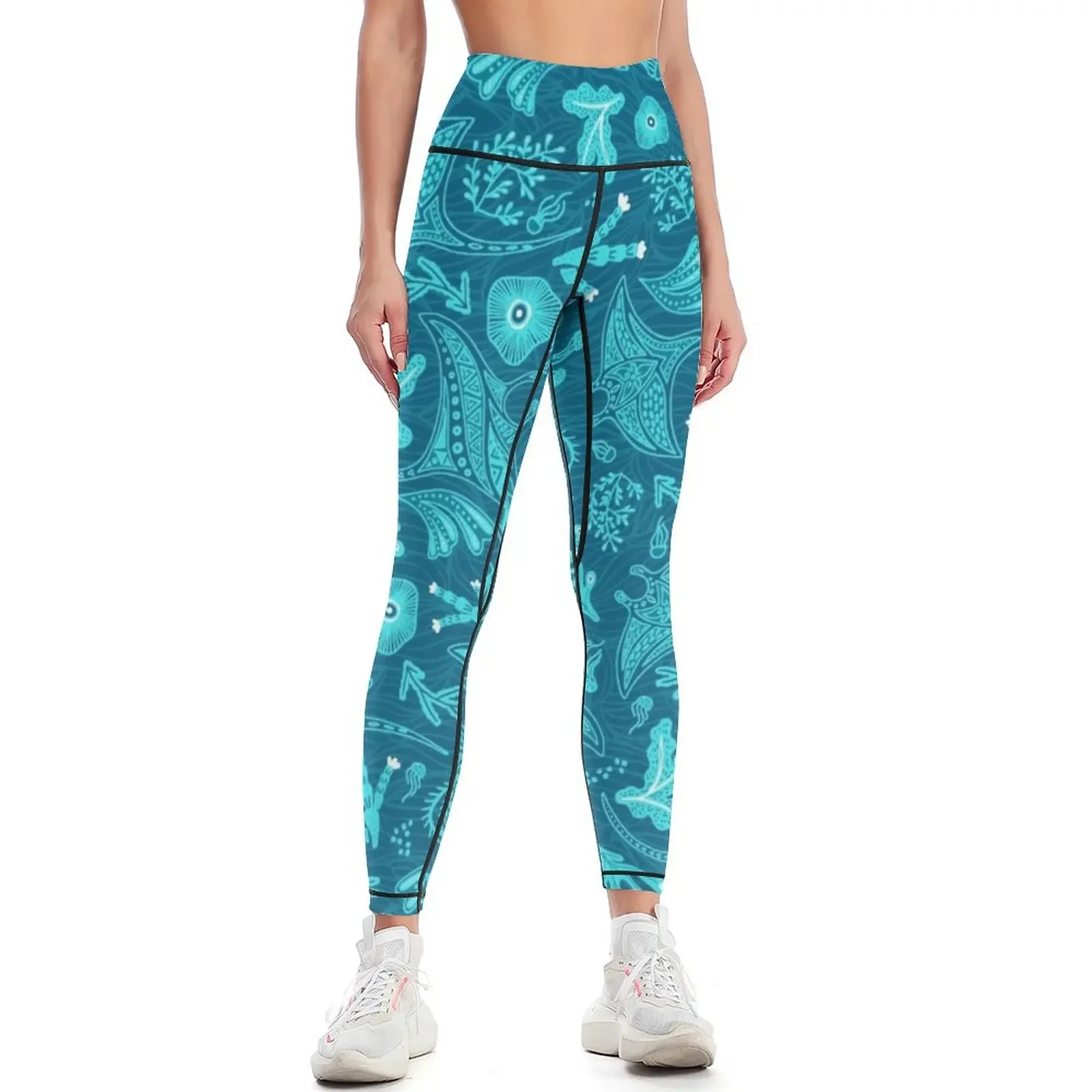 

Song of the Manta Rays Leggings Legging sexy woman Women's sports pants Tight fitting woman Sports female Womens Leggings