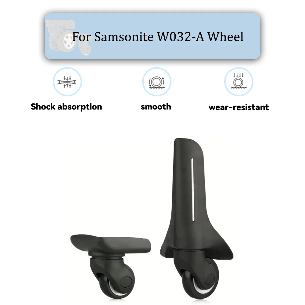 

Suitable For Samsonite W032-A Universal Wheel Replacement Suitcase Rotating Smooth Silent Shock Absorbing Wheel Accessories