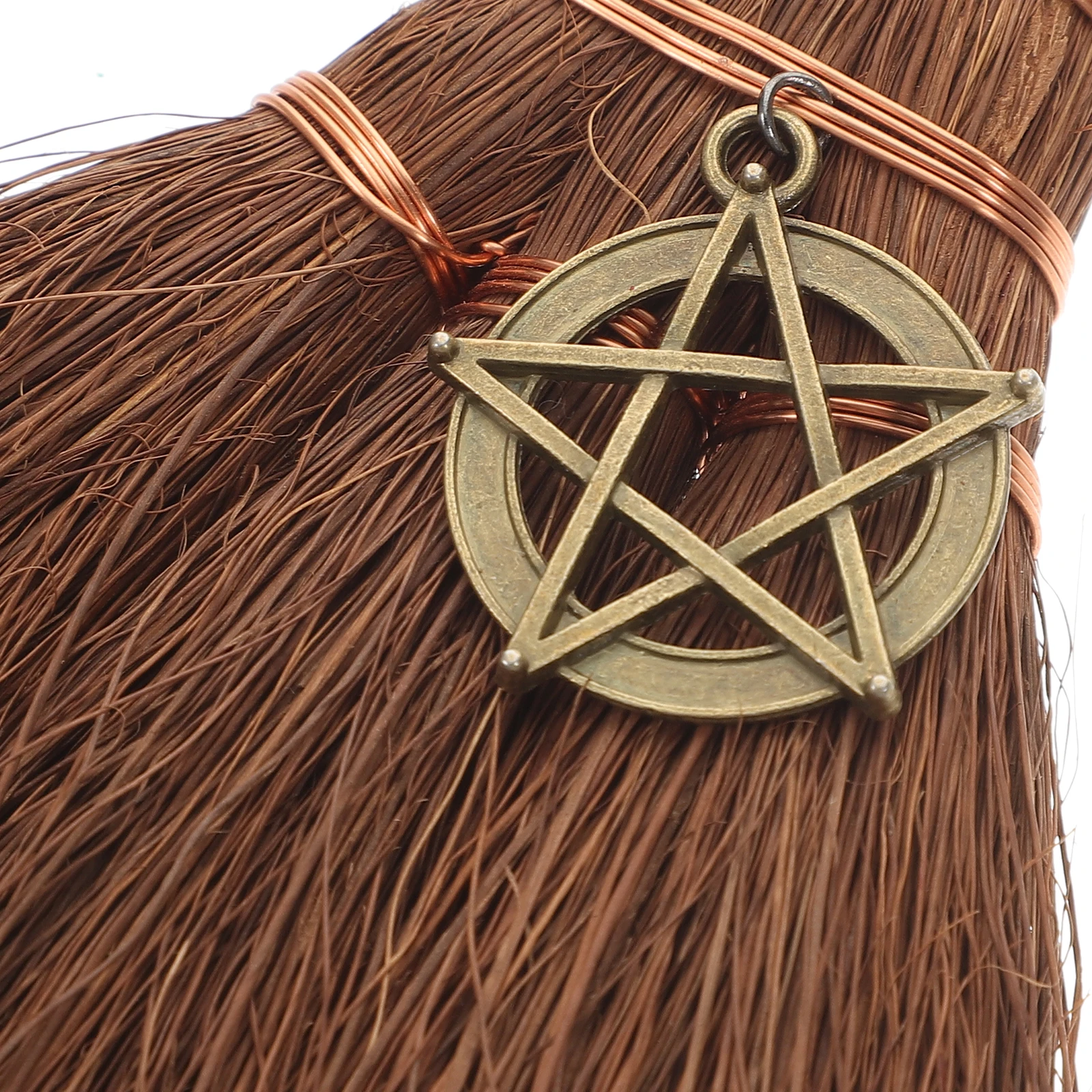 

Exquisite Brown Broom Pendant Halloween Ornament Hanging Decoration Charm Car Ornaments