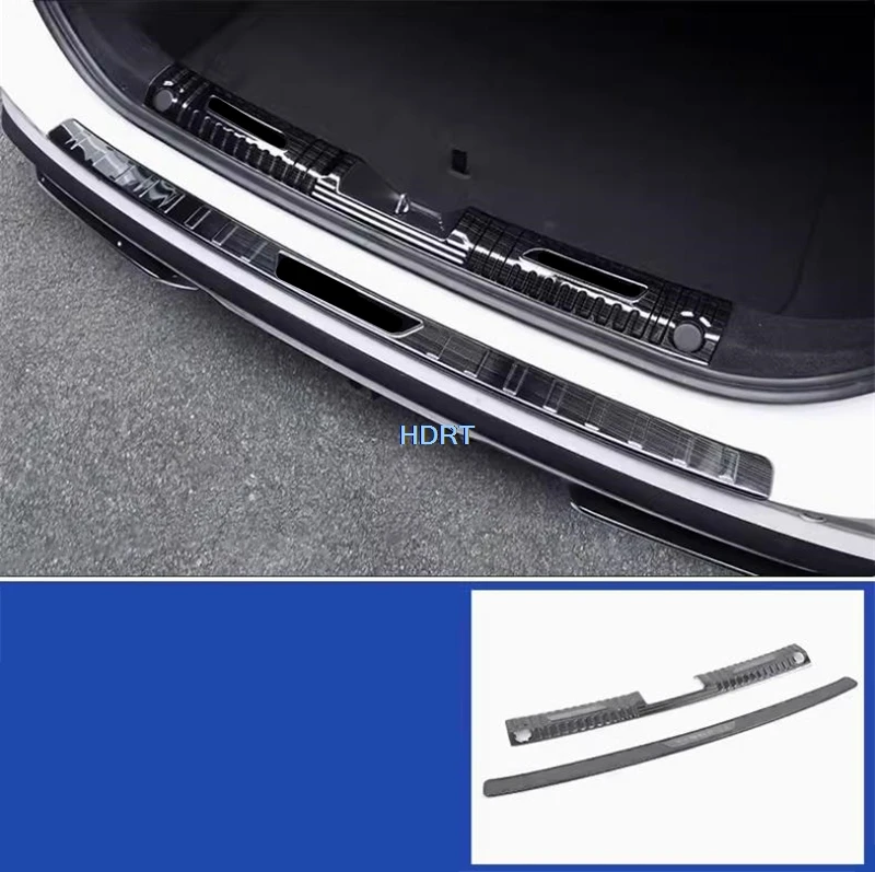 Car Styling Protector Decoration Accessories Rear Bumper Plate Trunk Guard Cover Boot Trim Sticker For Geely Galaxy L6 2023 +