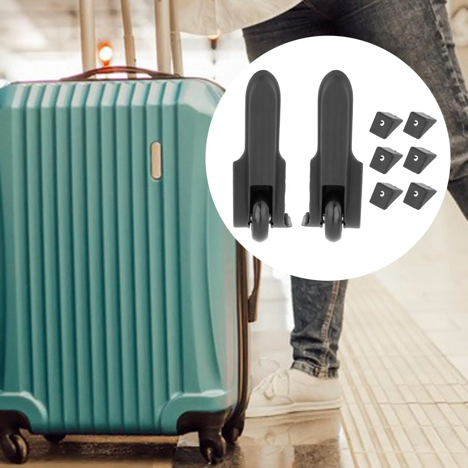 

Luggage Wheel Suitcase Weels Caster Wheels Travel Universal Trolley Bags