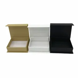 Magnetic Lid Box Packing & Shipping Boxes Rectangle Brown White & Black Color Gift Box 14cm*12cm*4cm