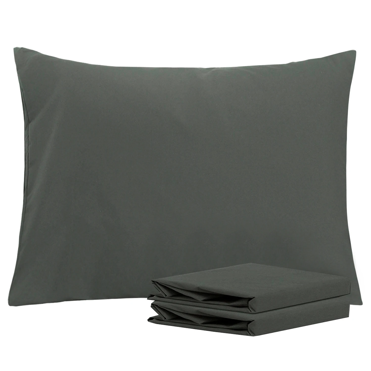 Ntbay 1800 Count Double Brushed Microfiber Envelope Pillowcases Set of 2