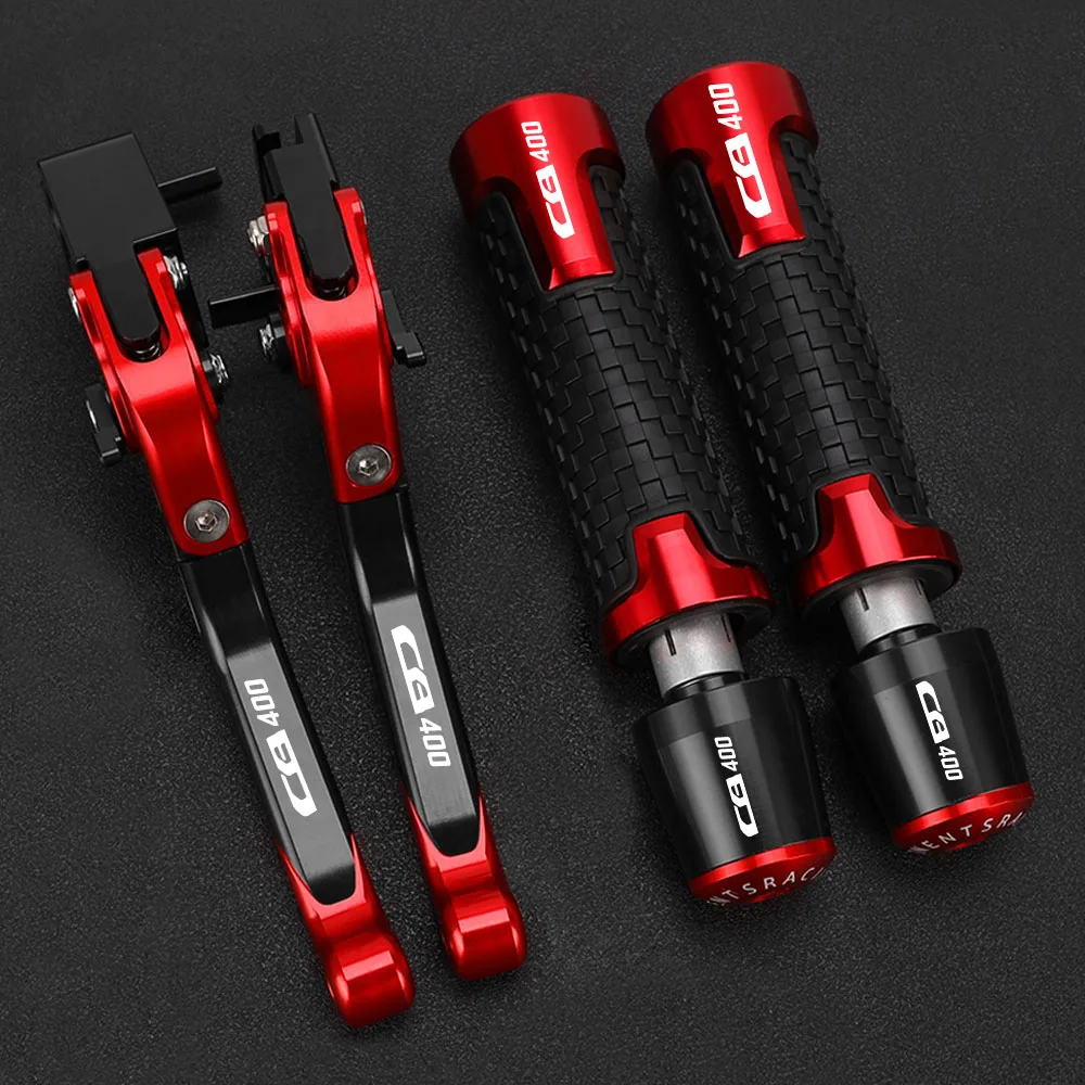 

FOR HONDA CB1 CB400F 1989 1990 1991 CB-1 CB 400 F Motorcycle CNC Brake Clutch Levers Handlebar Knobs Handle Hand Bar Grip Ends