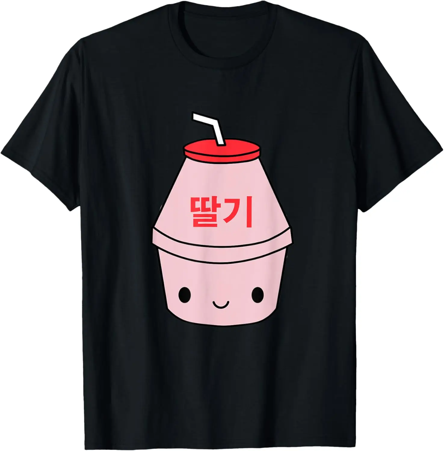 原宿風ストロベリーミルクTシャツ,kpop,カワイイTシャツ