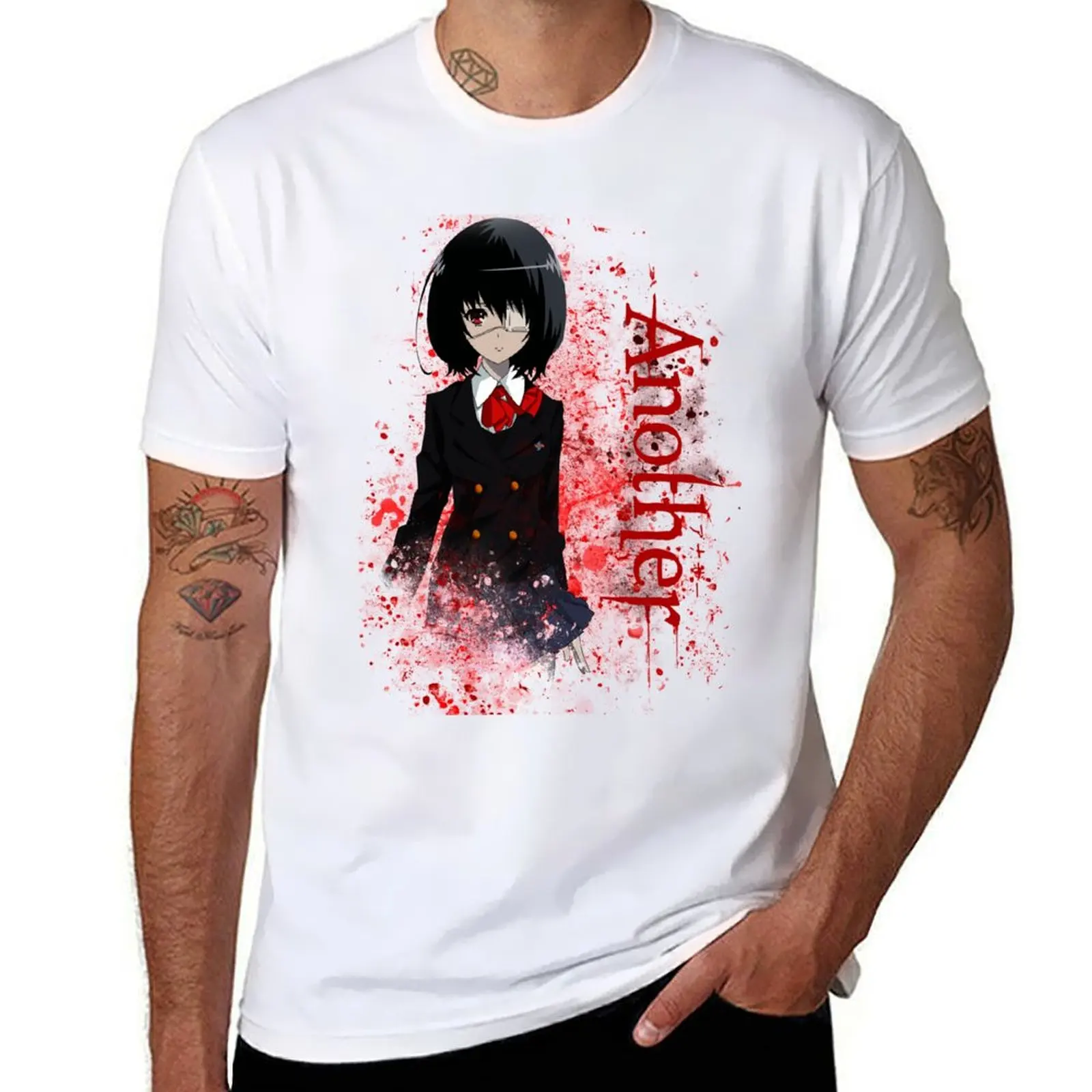 Another - Mei Misaki T-Shirt t shirt for man cotton t shirt pack T-Shirt
