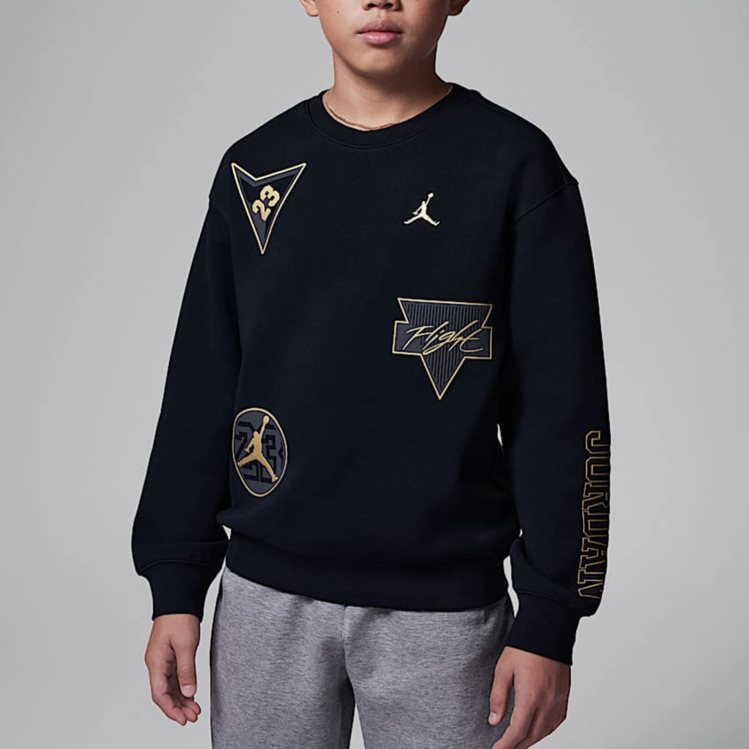 

Оригинальная новая детская вязаная толстовка Nike с принтом, теплая и повседневная, мягкая, модель HV1596-010