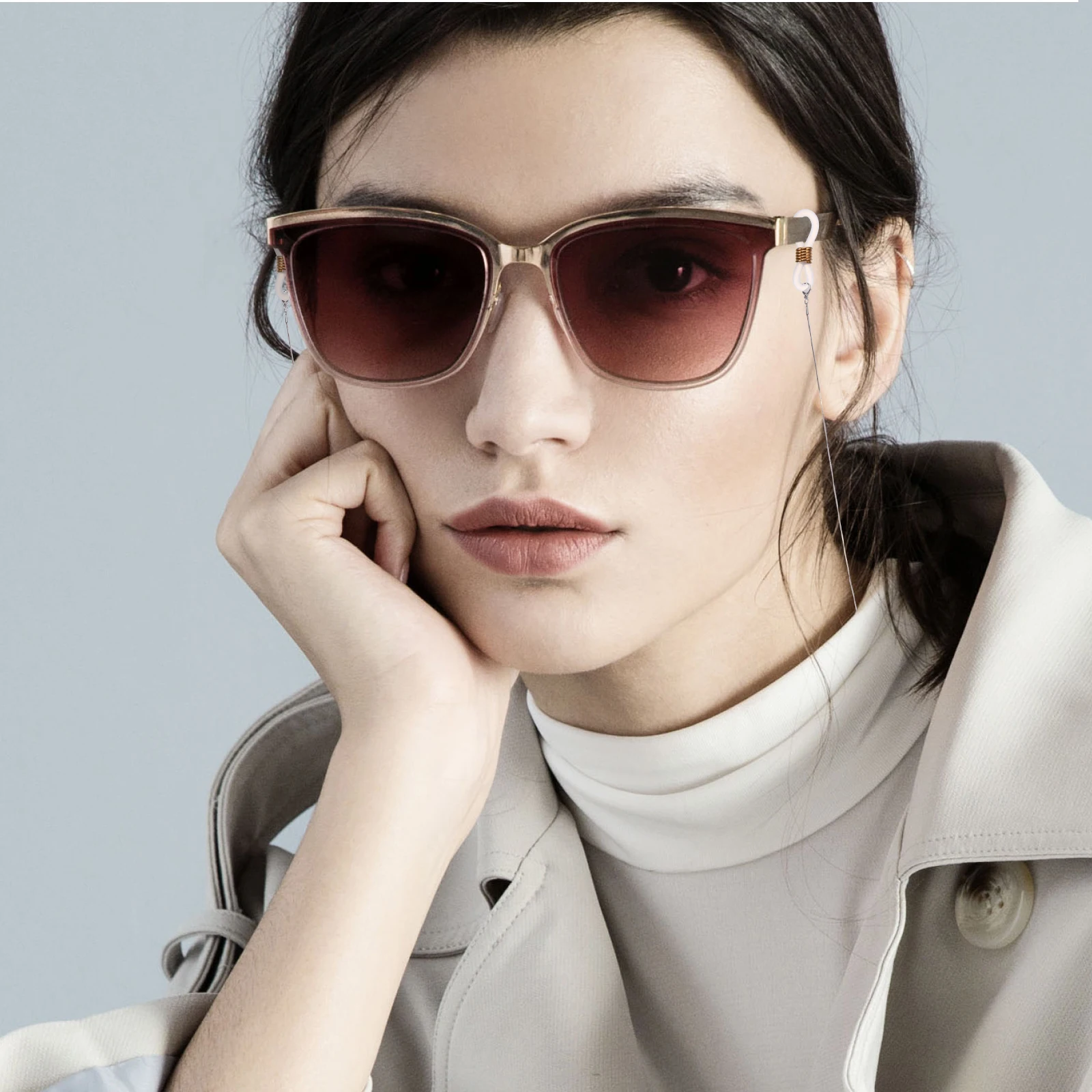 

Glasses Chain Eyeglass Sunglasses Chains Alloy Beautiful Face Mask Cord Fashion Style Durable H made Accessories Glasses Mask