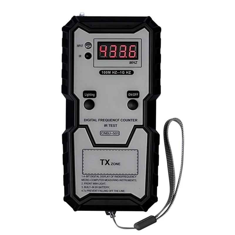 AB02 1 Piece 100M-1GHZ 4-Bit Digital Electronic IR Frequence Counter Tester Frequence Counter Tester With Illumination