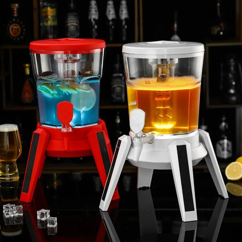 Rechargeable Juice Draft Beer Keg Beer Keg Bar Wine Set Luminous
