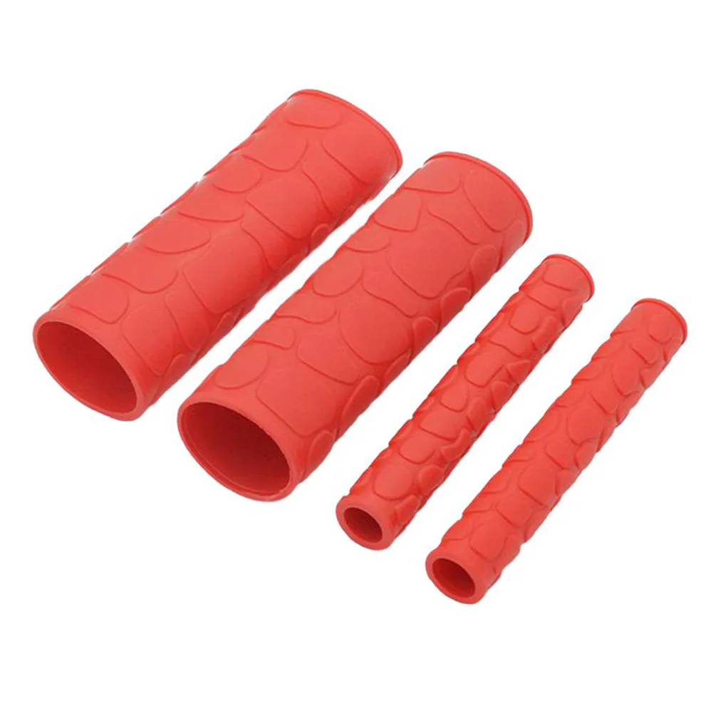 motorcycle handlebar grip protector silicone cover brake handle soft rubber weather resistant anti slip design