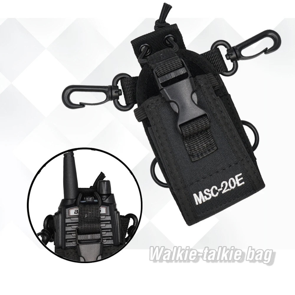 

MSC-20E Radio Case Nylon Multi-Function Pouch Carry Case for Motorola BaoFeng 888S UV-5R UV-82 UV-9R Plus bf888S Walkie Talkie