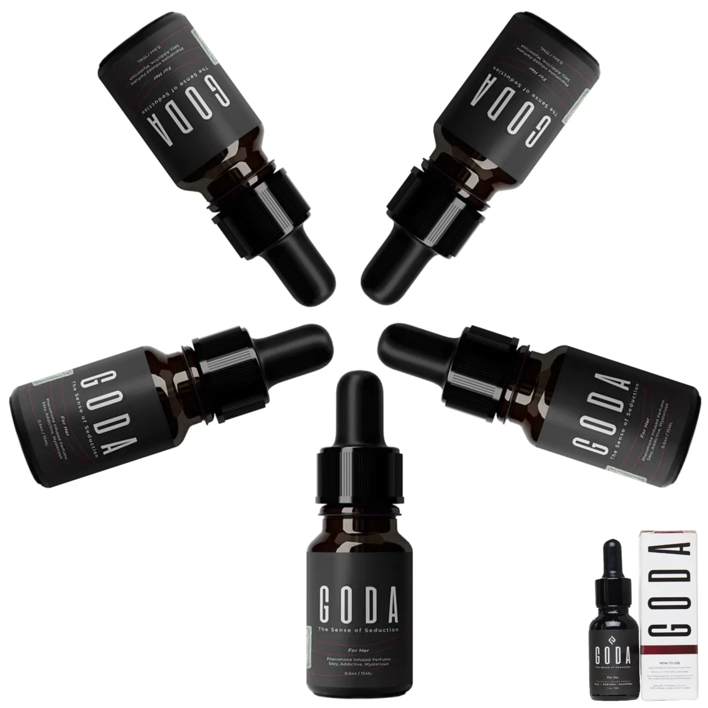 여성을 위한 고다 페로몬 향수