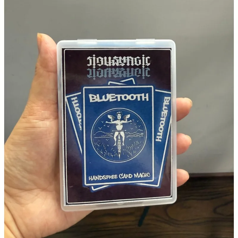 Truco de levitación de cartas controladas con Bluetooth, tarjeta fantasmal inalámbrica, accesorio flotante, Magia de primer plano y escenario, Magia de lectura de mente