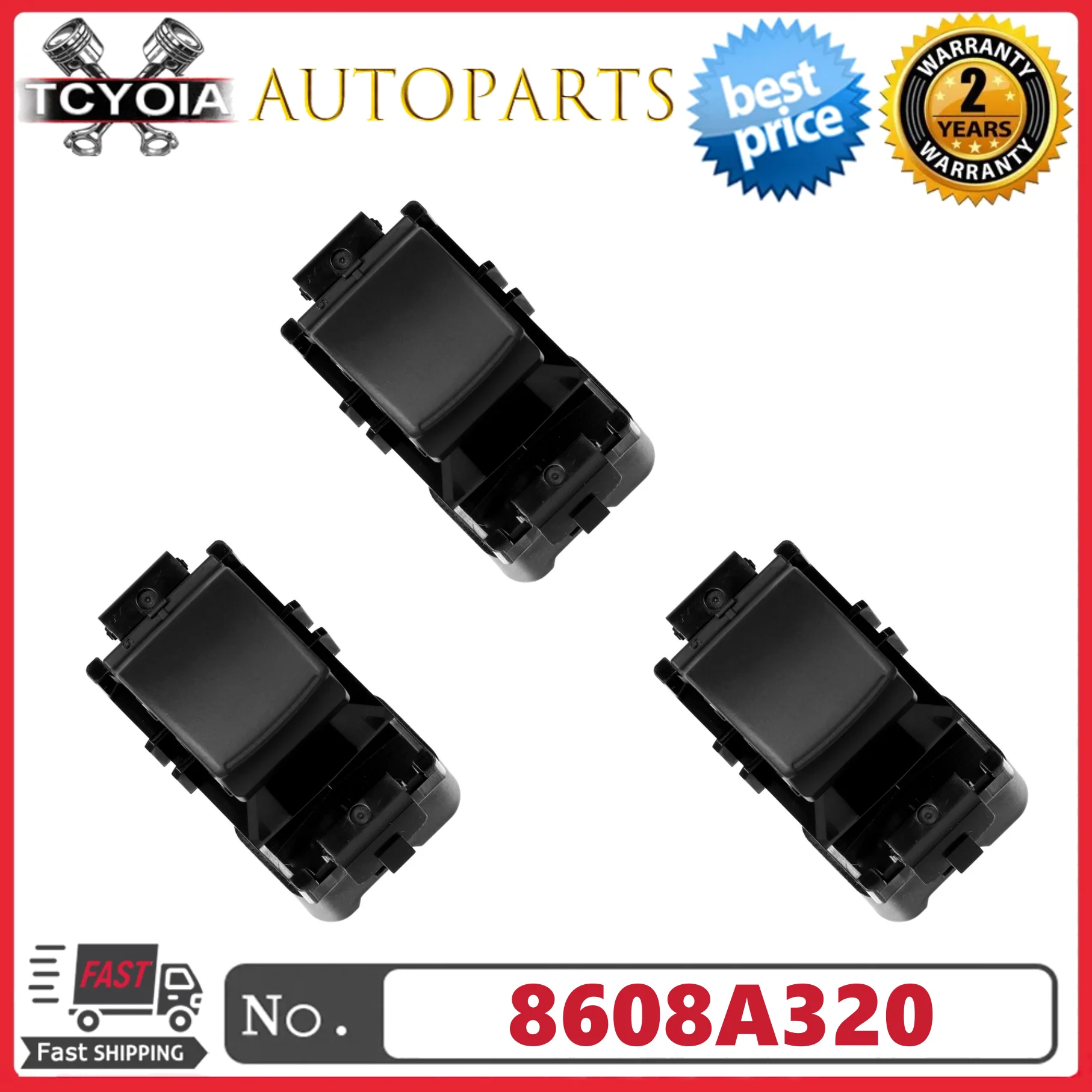 

Bulk sale Power Window Switch Button 8608A320 For Mitsubishi Mirage Eclipse Cross 2017-2020