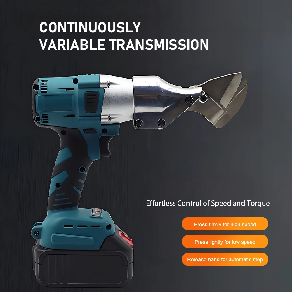 Lithium-Powered Brushless Metal Shears Cordless Pruning Shears Industrial-Grade Handheld High-Speed Steel Shears