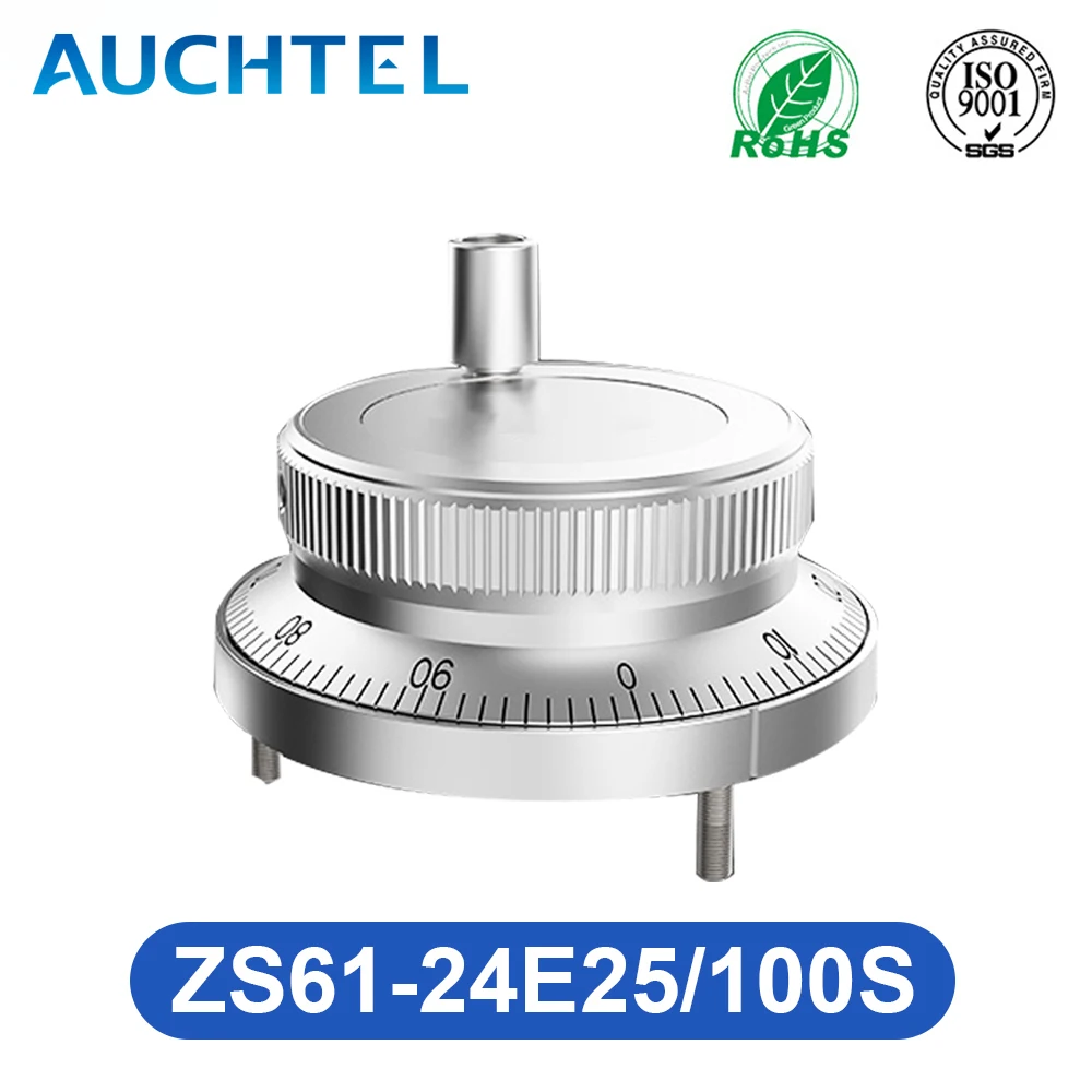 CNC Pulser Handwheel  ZS61 5-24V 4Pin Pulse 25/100 Electronic Generator Hand Wheel Lathe Hand Crank 60mm Rotary Encoder