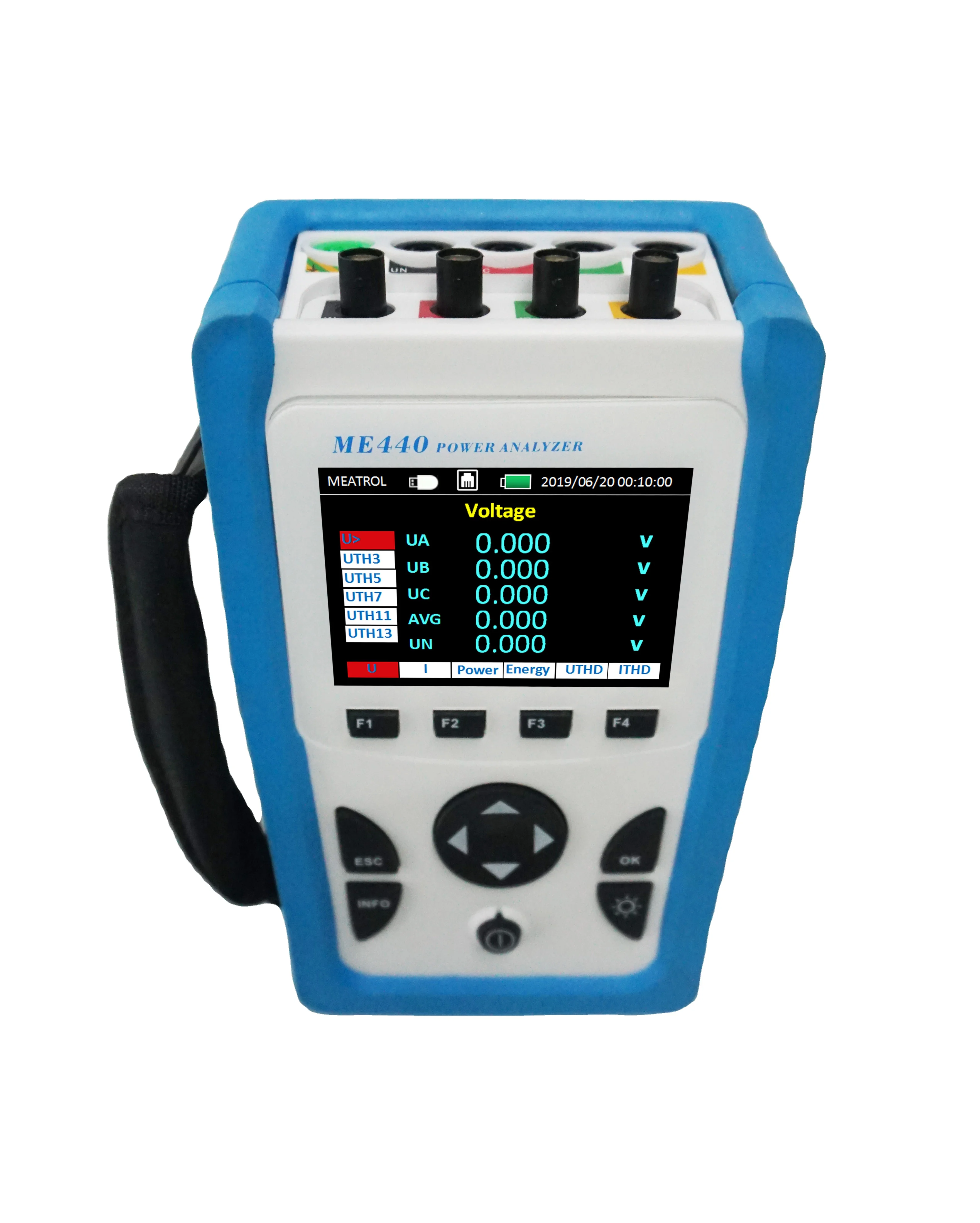 MEATROL Energiemeters Zonne-energie Gegevenslogger Vermogensmeter Analysator ME440 Slimme Meter