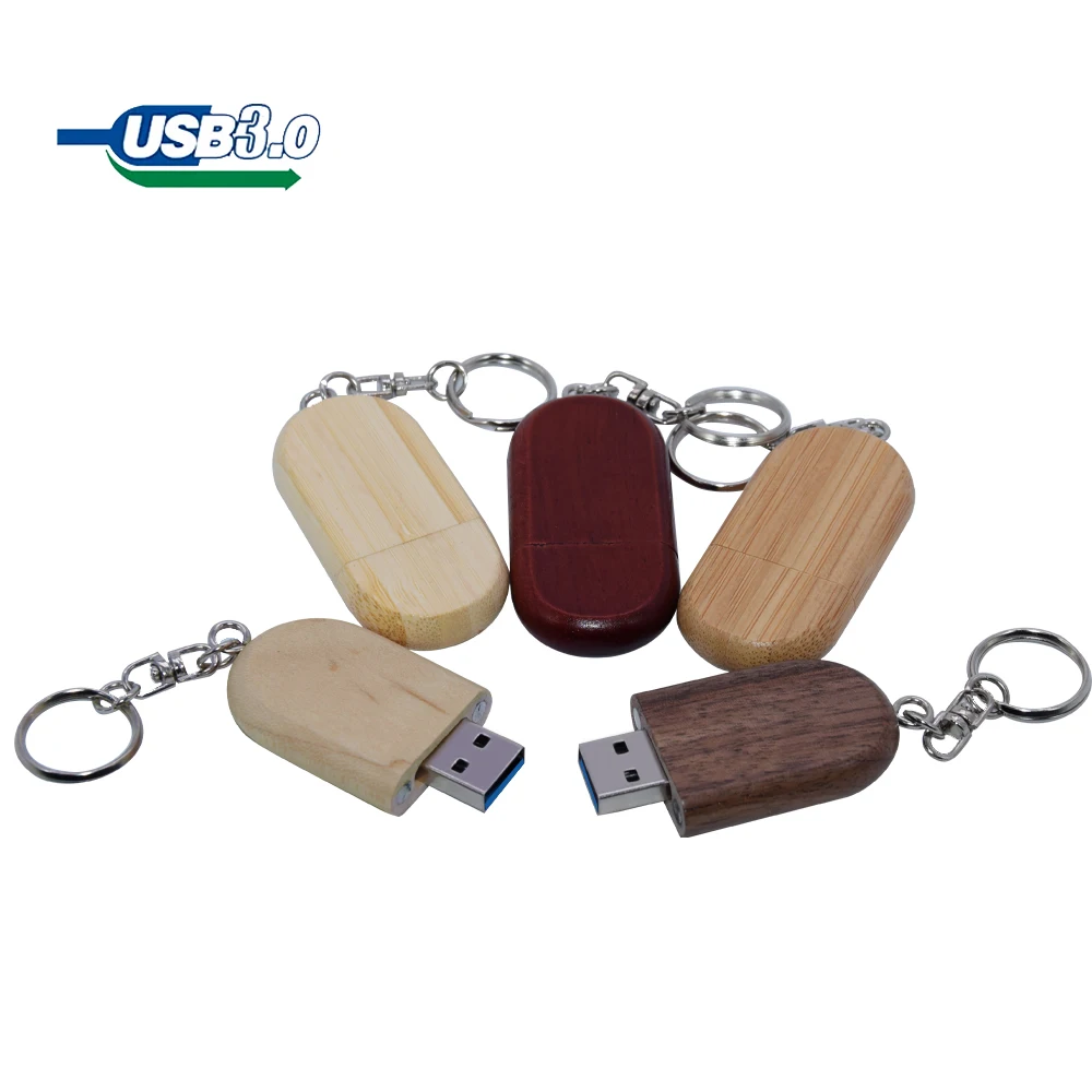 Usb 3.0 10 buah/lot LOGO pelanggan, Flash Drive kayu pribadi kecepatan tinggi 8GB 16GB 32GB 64G 128G