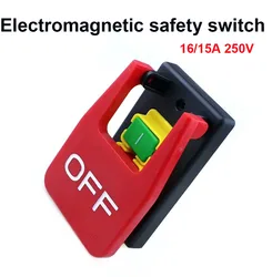 KJD17B 220V-240V 16A 5E4 electromagnetic safety switch with emergency stop cover