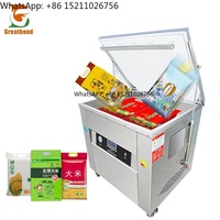 Dz-650 High-Power CE Automatic Industrial Food Sealer 10Kg Rice Date Cashew Brick Double-Sided Shaping Vacuum Packaging Machine