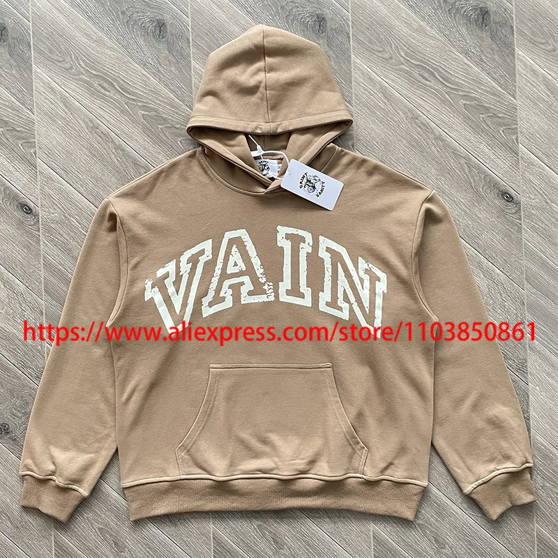 

American Street Leisure SAINT VANITY Hoodies High Quality Logo Print Trendy Men's Clothing SAINT VANITY Hoody Sweatshirt