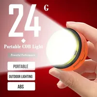 MINI Multifunctional LED Camping Light Rechargeable with Magnet Base for Outdoor Tent Emergency Hiking Portable Lantern