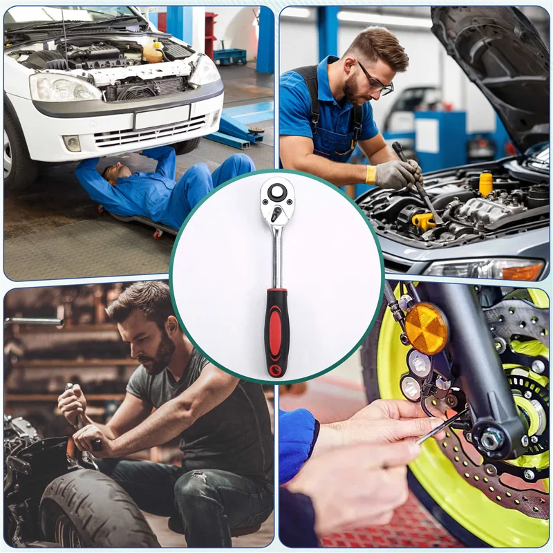 -A14E Extender Ratsche Drehmoment Sockel Sechseckige Verlängerungshülse Auto Reparatur Hardware Toolbox Steckschlüssel Set