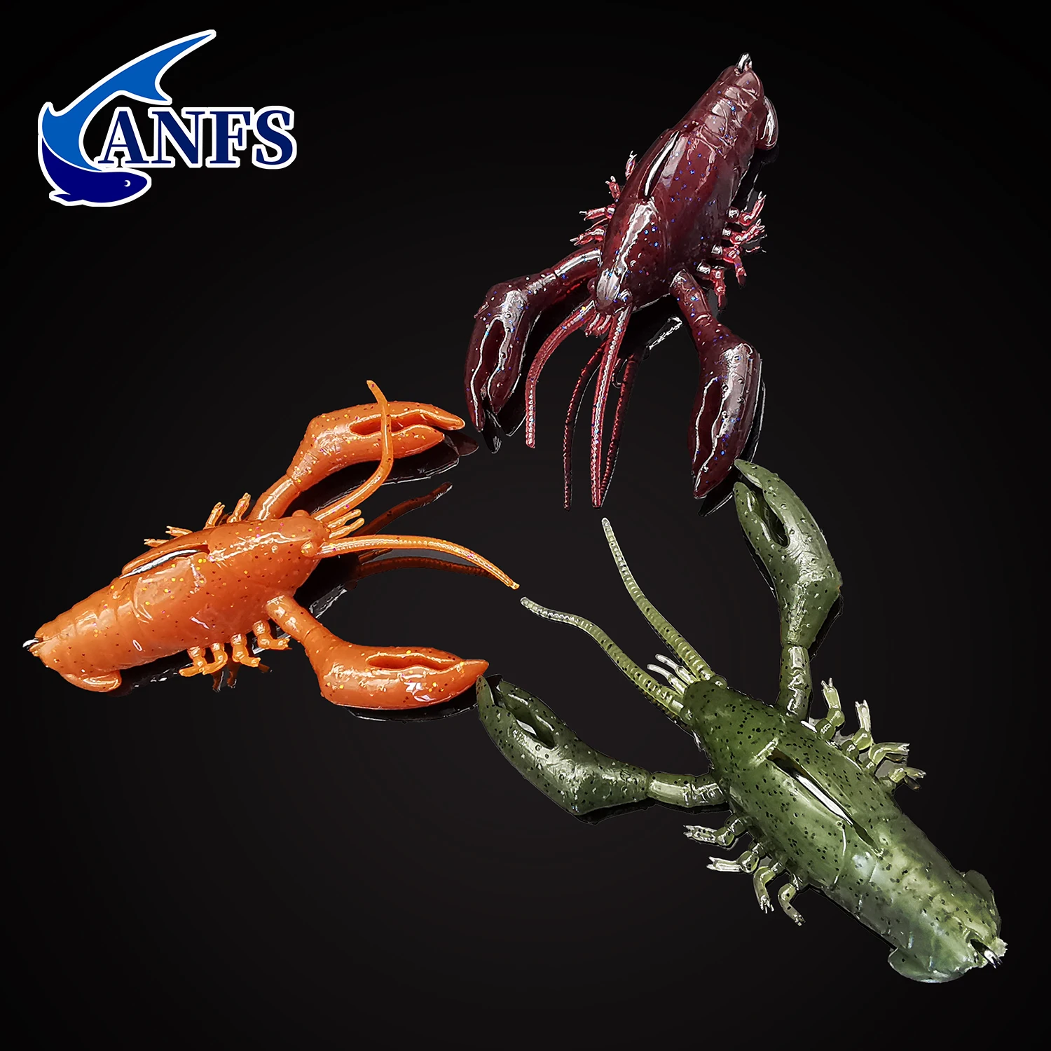 airfryer air craw fishing lures ANFS 1piece Craw Soft Lure Cool Fishing Lures Artificial Baits Fishing  Accessory