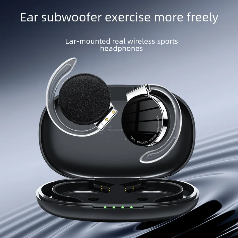 F2 Wireless Bluetooth Earphones Noise Reduction Running Earbuds Open Style Stereo Sound Neckband Headset For Sports