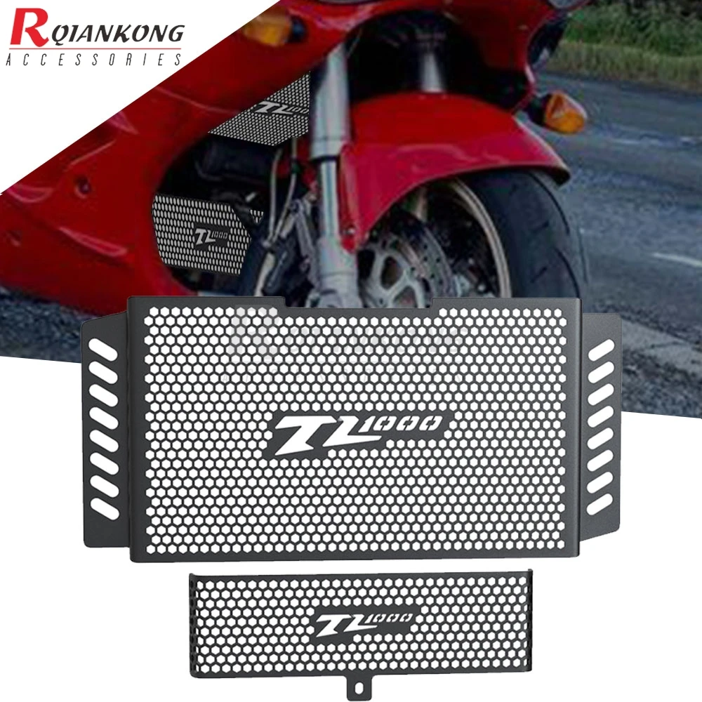 

Motorcycle Radiator Guard Grill Cover For Suzuki TL1000S TL 1000 S tl1000 s 1997 1998 1999 2000 2001 Oil Cooler Guard Protection