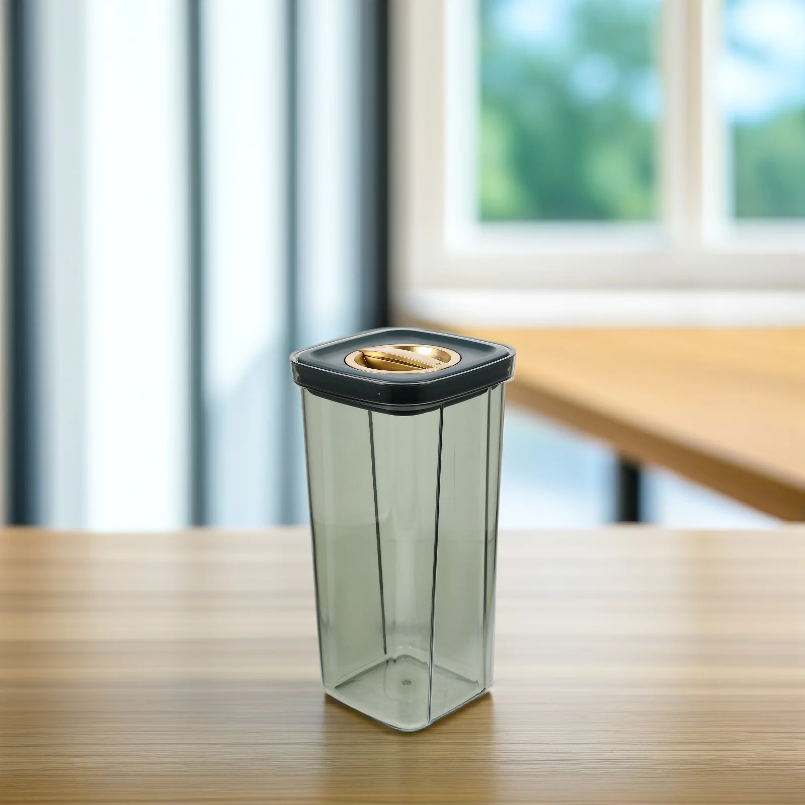 

Sealing Jar Airtight Grain Container Wide Mouth Lid Food-Grade Material Reusable Cereal Organizer Rice Beans Snacks Tea