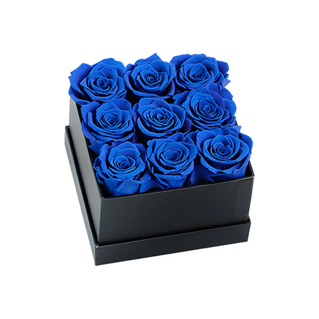 

Вечная роза: неувядающий цветок из стабилизированного материала, разноцветный, для годовщины