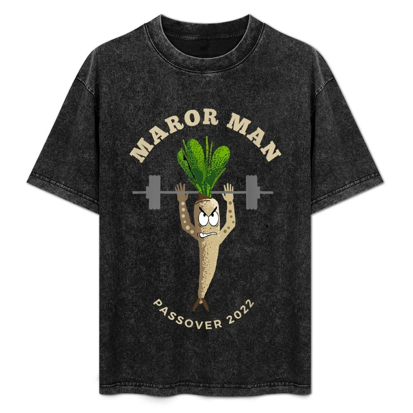 Maror Man Funny Passover Pesach Seder Horseradish T-Shirt tops cute tops basketball graphic tees mens t shirts top quality