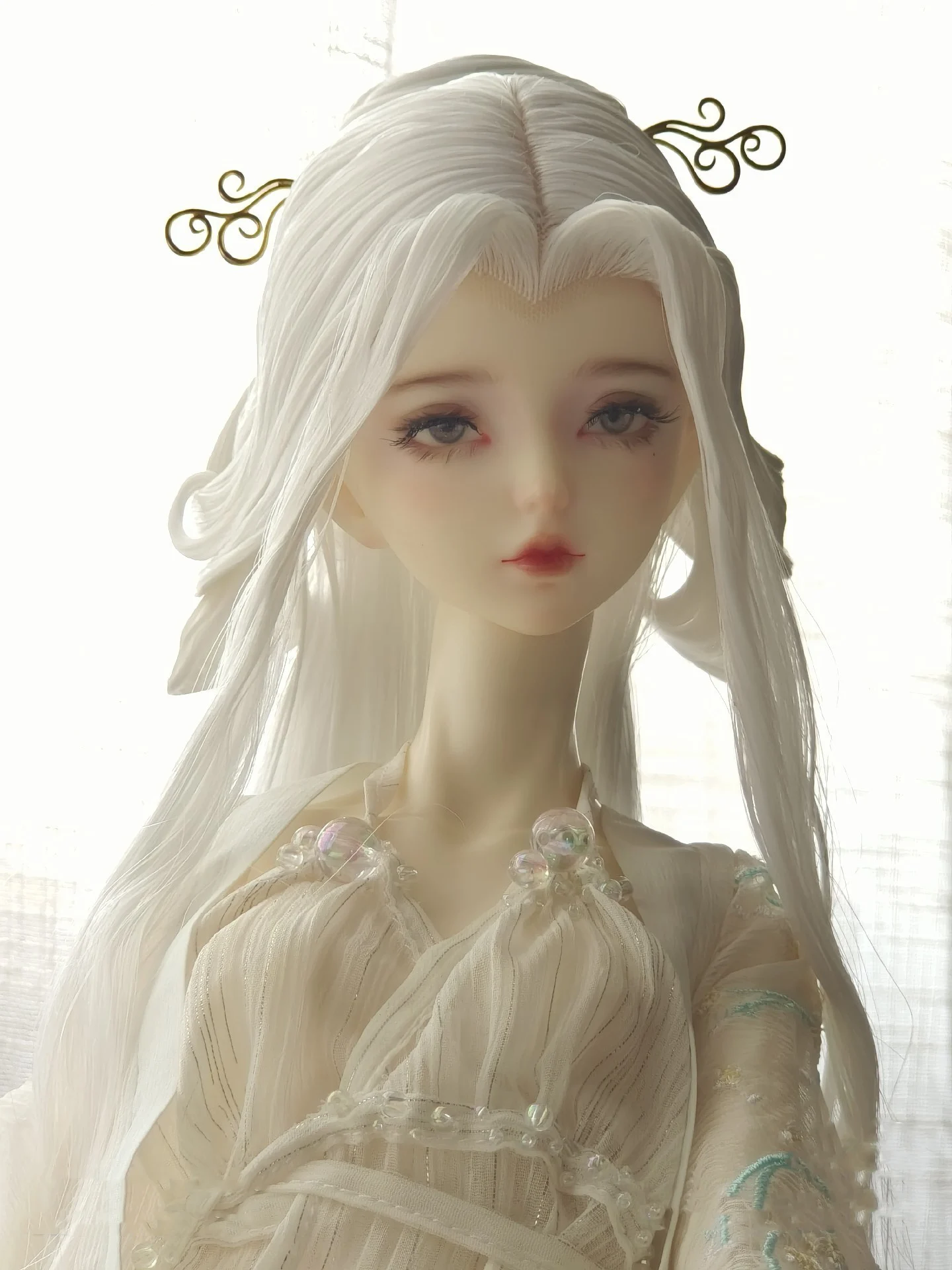 1/4 1/3 Costume Antico BJD Parrucca Accessori per bambole Hanfu Stile Antico Capelli Retro Parrucche Per BJD/SD MSD SD13 Grande Ragazza SSDF C1848