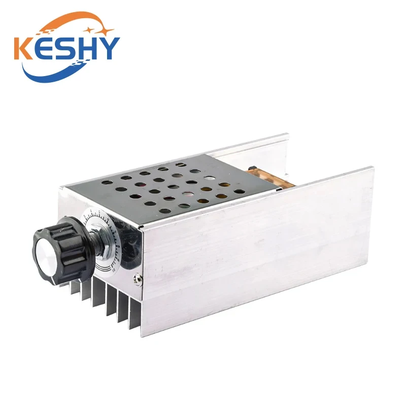 AC 220V 6000W SCR Voltage Regulator Dimming Dimmers Motor Speed Controller Thermostat Electronic Voltage Regulator Module 5
