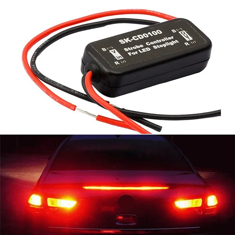 CD0100/CD0101/CD0102 Flash Strobe Controller modulo lampeggiatore per auto LED freno Stoplight accessori per la modifica automobilistica