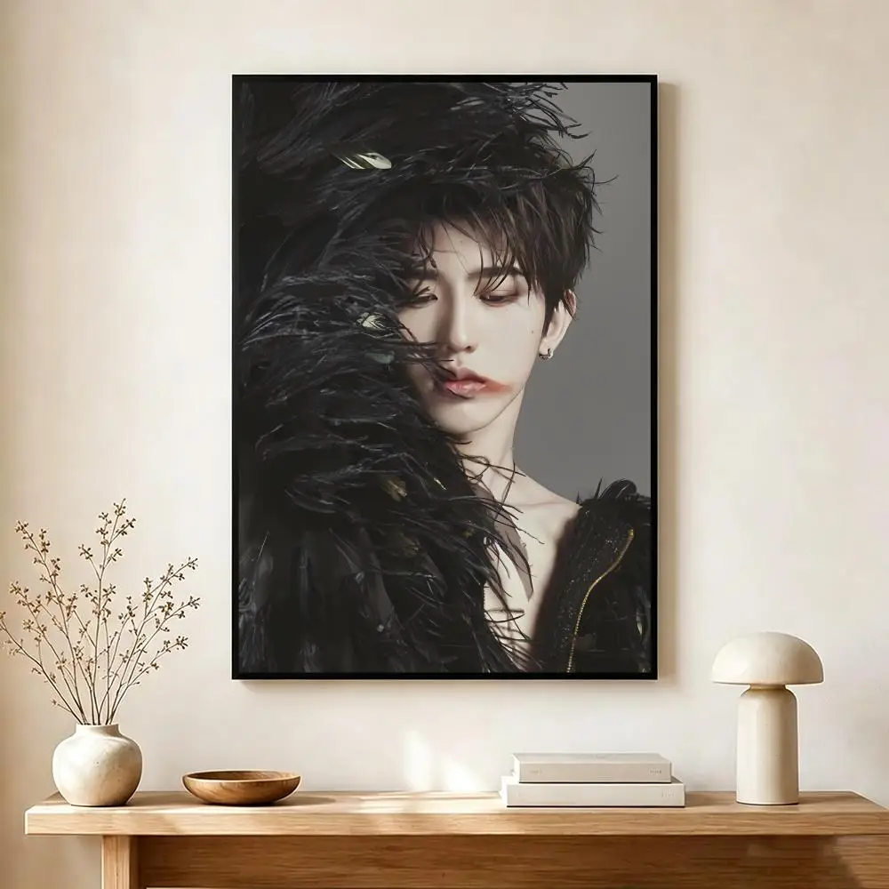 Stylish Chinese KPop Idol C-Cai Xukun Poster Wall Art Print Decorative Mural Home Decor Gift Unframed - view 2