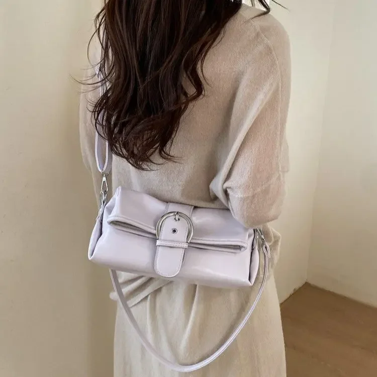 

Premium Oily Retro Women's Small Bag 2026 Versatile Commuter Shoulder Underarm Simple Handbag for Stylish Travel