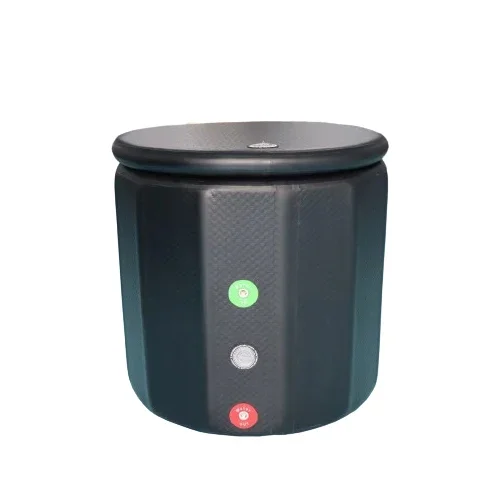 Athlet Fitness Recovery Eisfass aufblasbare PVC gebürstete Stoff kalte Tauch wanne