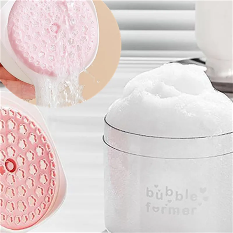 1 قطعة منظف وجه محمول دش حمام شامبو صانع فقاعات فقاعة الصحافة رغوة جهاز يشكلون أداة إزالة الصواميل التطهير رغوة كوب