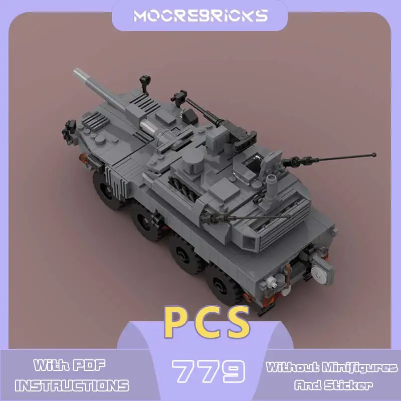 

Military Series The Type 16 Maneuver Combat Vehicle Model Self Defense Force Armored Tank Building Blocks Creative Bricks Toy