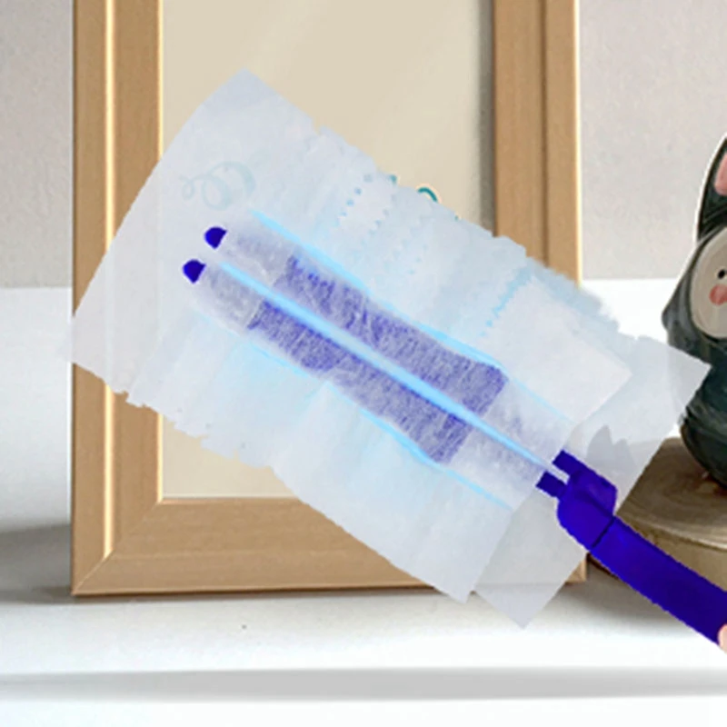 20PCS Blue  Dusters Refills For Dusters Disposable Electrostatic Duster For Cleaning Manual