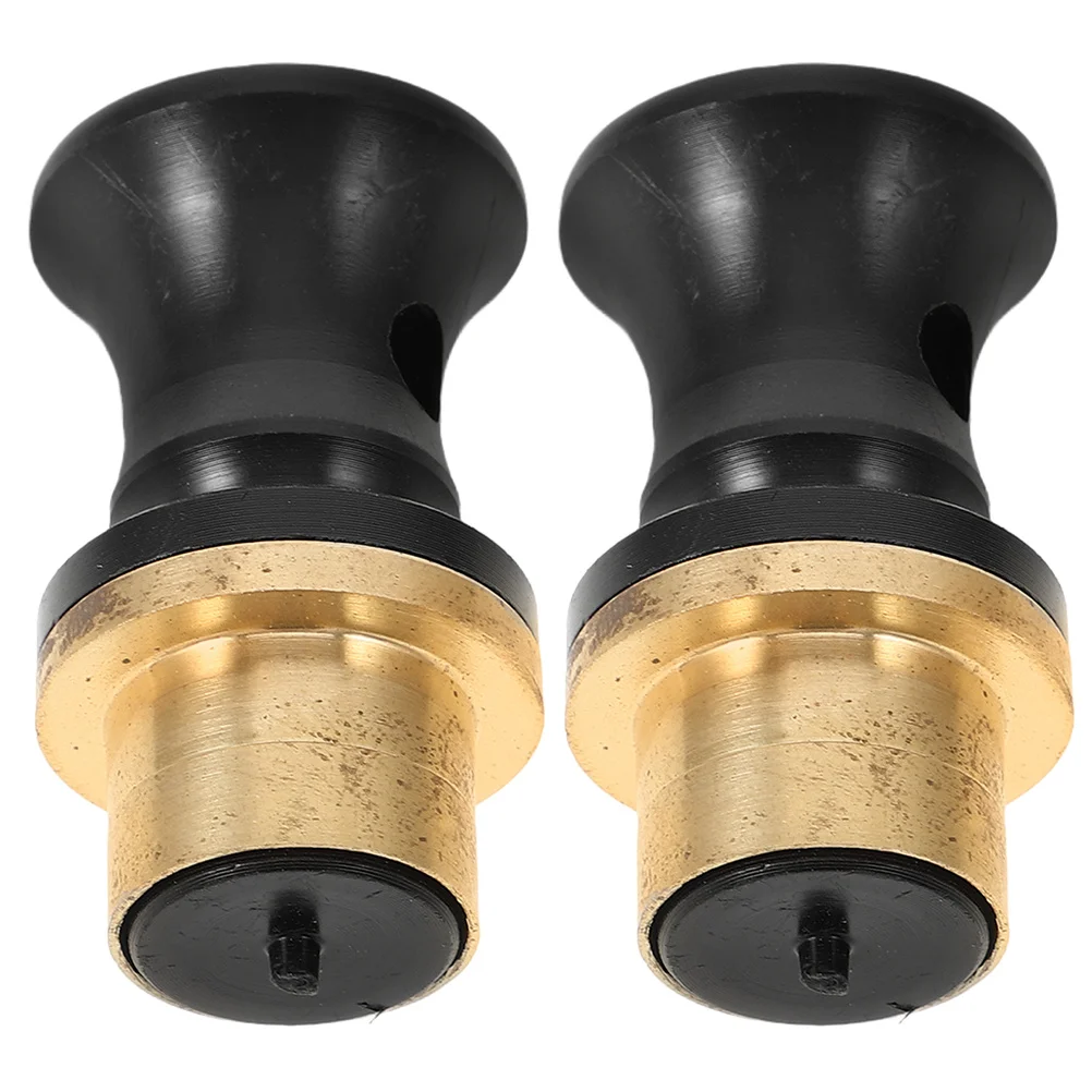 

2pcs Wine Bottle Stoppers Plastic Gourd Shape Reusable For Wine Liquor Oil Bottles Decorative Kitchen Bar Accessory