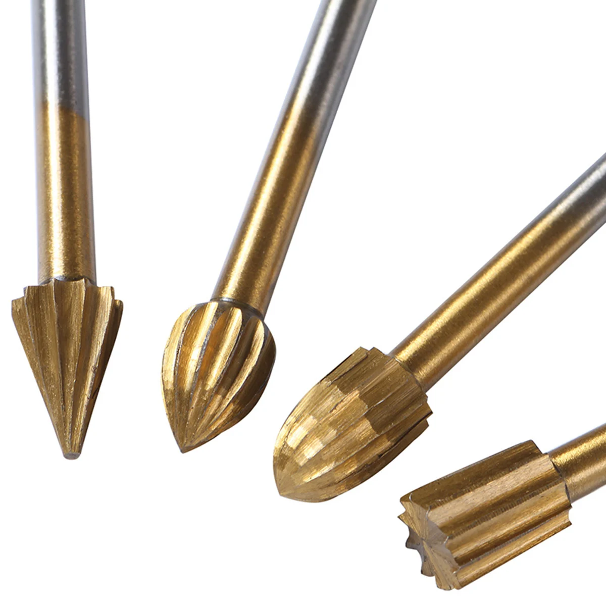 

20Pcs Rotary Burr Set High Carbon Steel Metal Cutting Bits for Wood Stone Metal Carving Grinding Engraving and Deburring